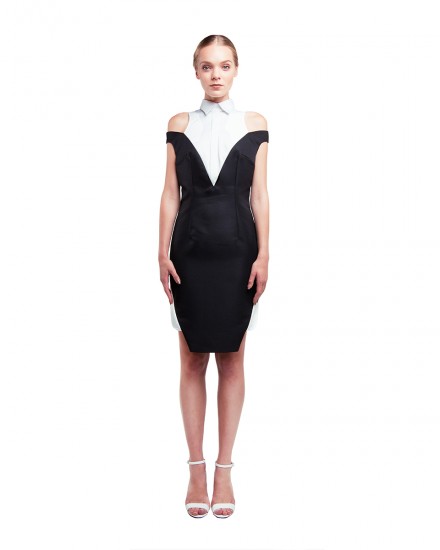 CUT OUT SHOULDER DRESS