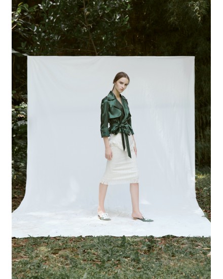Tweed Pencil Skirt 