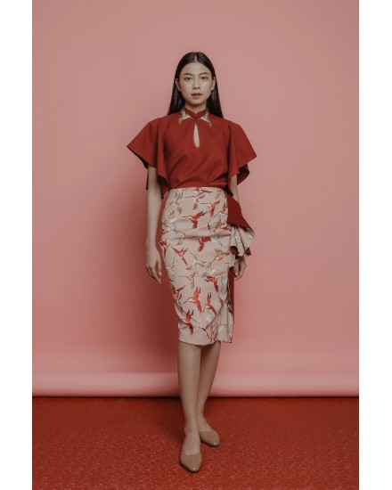 Mandarin Collar Top